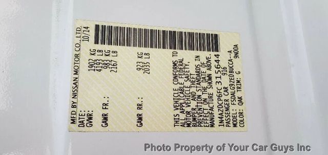 2015 Nissan Leaf  - 23091484 - 26