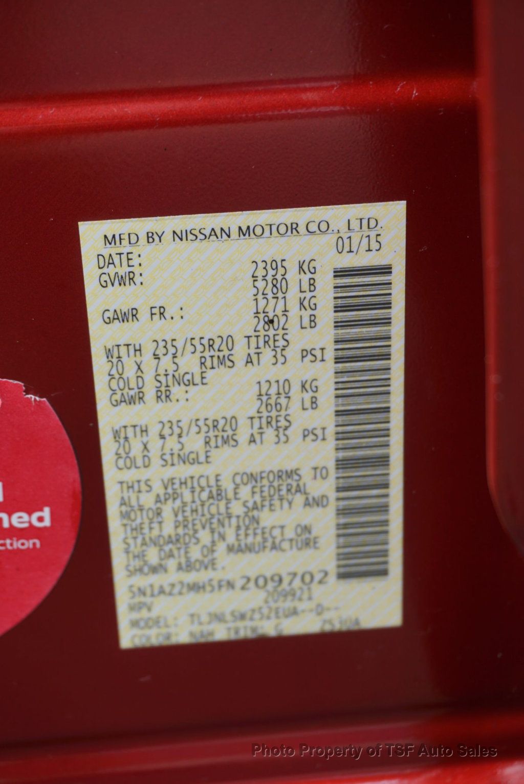 2015 Nissan Murano AWD 4dr Platinum NAVI 360 CAMERAS PANO ROOF HOT&COOL SEATS  - 23007121 - 42