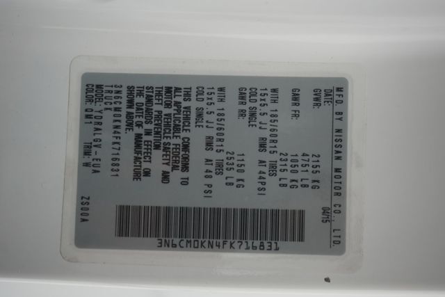 2015 Nissan NV200 I4 SV - 22999092 - 24