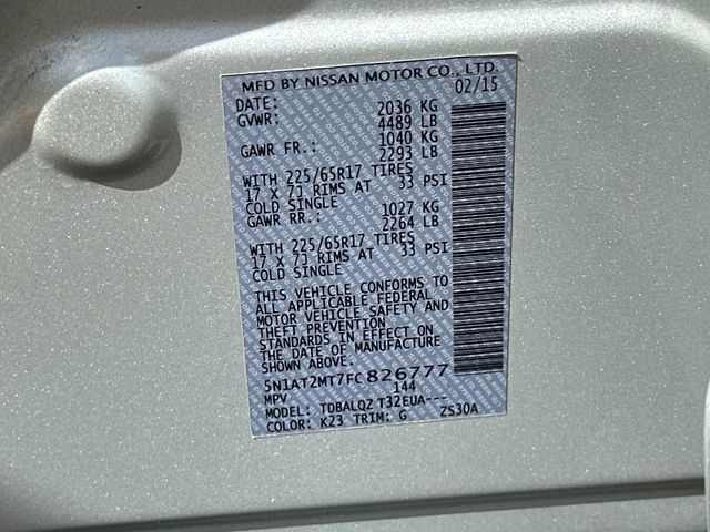 2015 Nissan Rogue FWD 4dr SV - 22984567 - 21