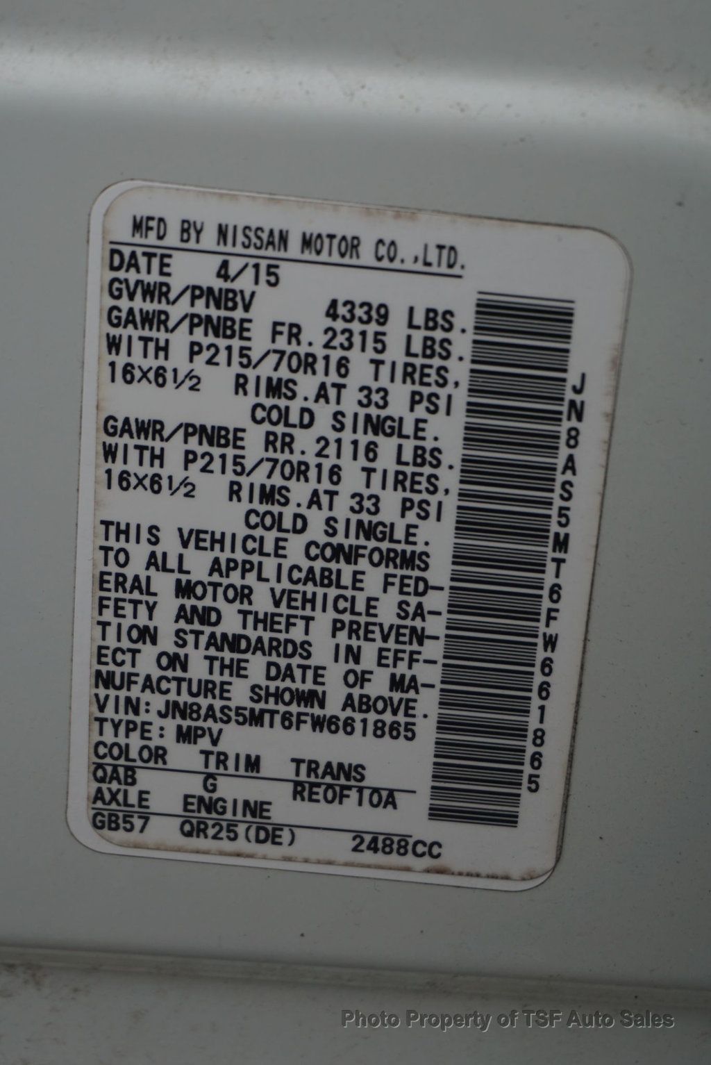 2015 Nissan Rogue Select 4dr S REAR CAMERA BLUETOOTH LOW MILES CLEAN CARFAX W/SERVICE  - 22938140 - 28