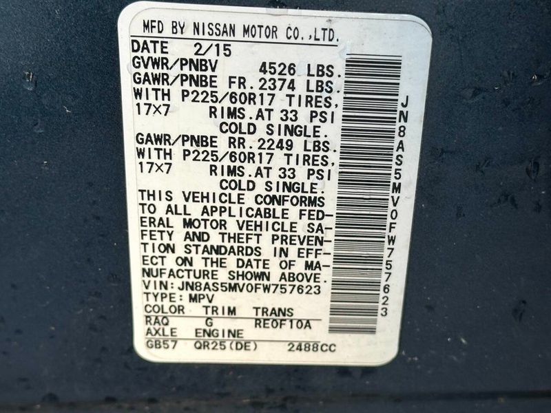 2015 Nissan Rogue Select AWD 4dr S - 22873753 - 16