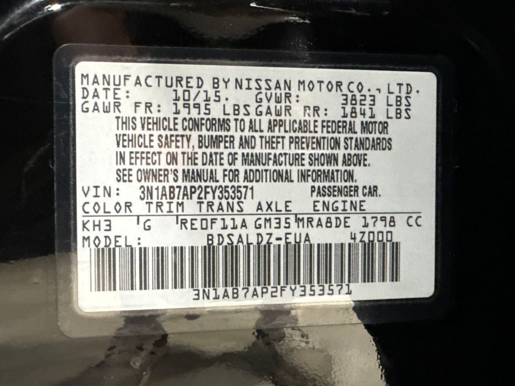 2015 Nissan Sentra 4dr Sedan I4 CVT SV - 23070654 - 28