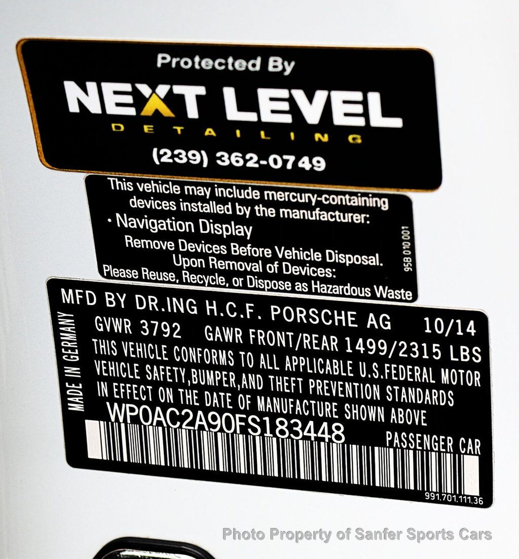 2015 Porsche 911 2dr Coupe GT3 - 23020215 - 43