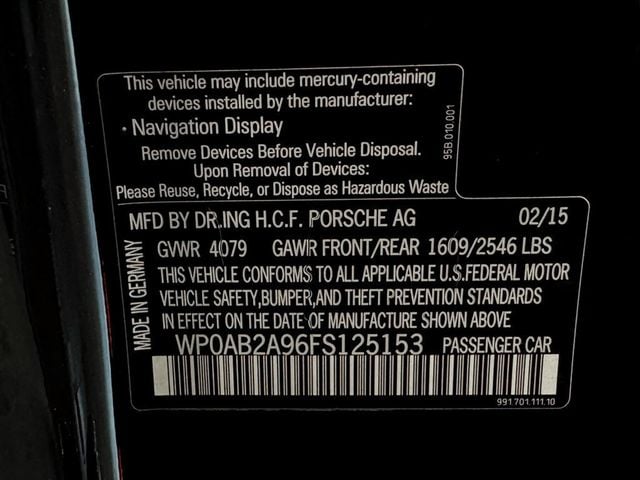 2015 Porsche 911 *991.1 Carrera S* *PASM* *Reverse Camera* *Low Miles* *PPF* - 23095087 - 19
