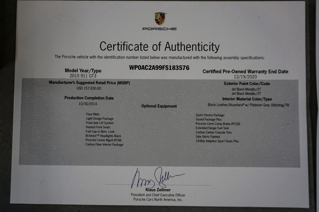 2015 Porsche 911 *New G-Series Motor* *PCCB* *FAL* *PPF* *Carbon Interior Pack* - 22941693 - 96
