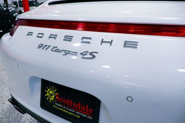 2015 Porsche 911 TARGA 4S CARRERA WHITE...26,490 Miles...As New!  - 22942750 - 15