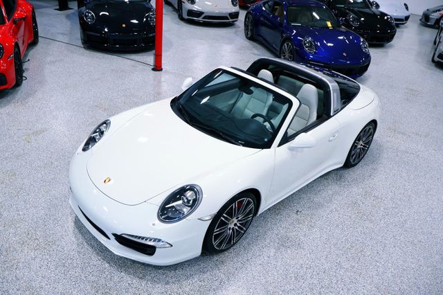2015 Porsche 911 TARGA 4S WHITE...29,396 Miles...Exceptional  - 22941671 - 5
