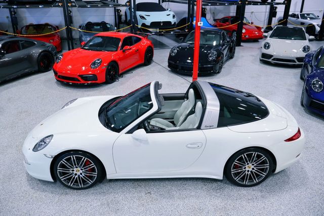 2015 Porsche 911 TARGA 4S WHITE...29,396 Miles...Exceptional  - 22941671 - 7