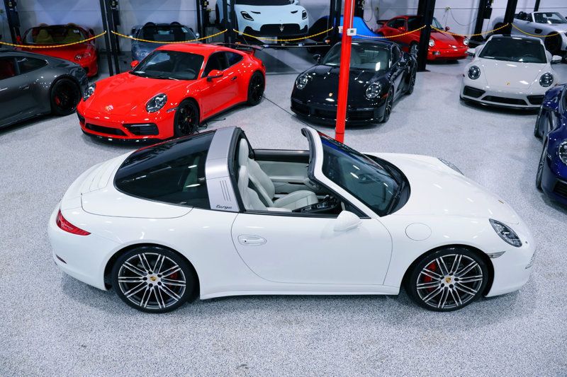 2015 Porsche 911 TARGA 4S WHITE...29,396 Miles...Exceptional  - 22941671 - 8