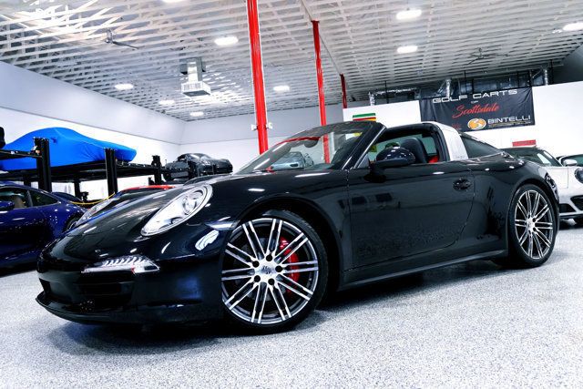 2015 Porsche CARRERA TARGA 4S JET BLACK...15,640 Miles...ACTIVE CPO 2027 - 22871404 - 4