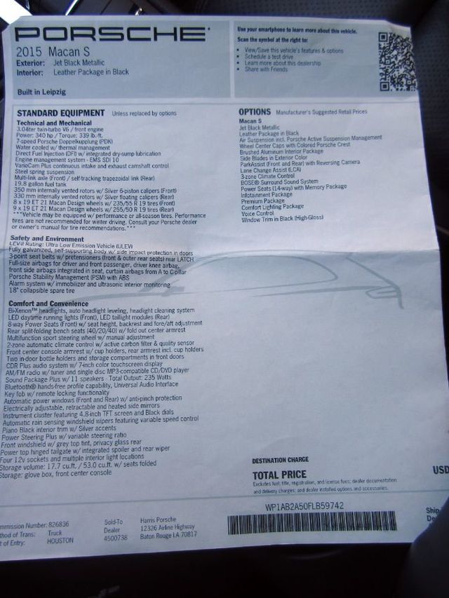 2015 Porsche Macan AWD 4dr S - 21748600 - 23
