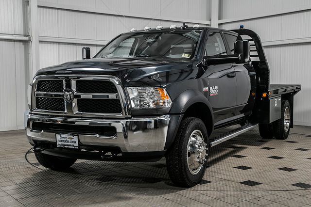 2015 Ram 5500 5500 CREW CAB 4X4 * 6.4 HEMI * NEW 10' FLATBED W/ TOOLBOXES - 17206663 - 2