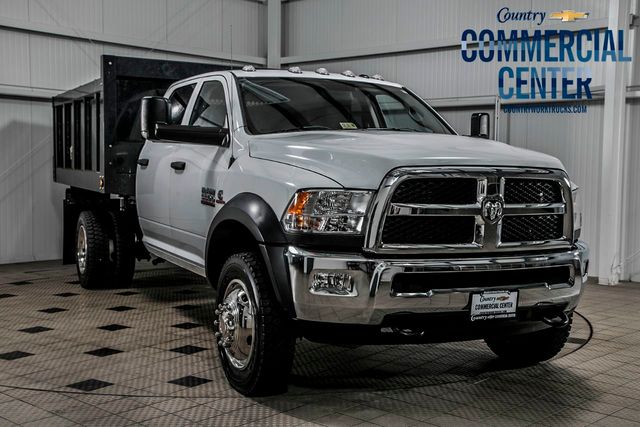 2015 Ram 5500 5500 CREW CAB 4X4 * 6.7 CUMMINS * AISIN * 10' LANDSCAPE DUMP - 17152979 - 0