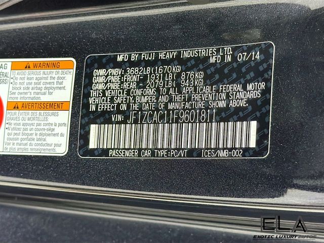 2015 Subaru BRZ 2dr Coupe Manual Limited - 23010614 - 30