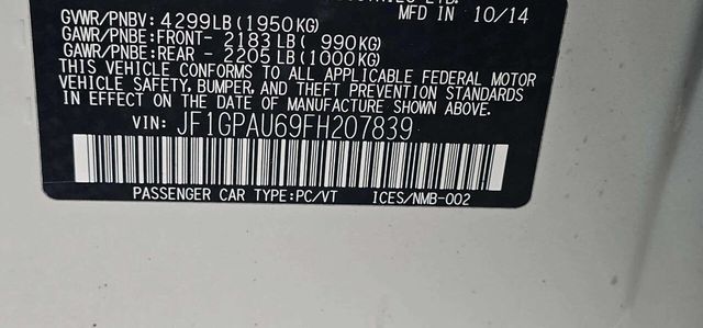 2015 Subaru Impreza Wagon 5dr CVT 2.0i Sport Premium - 23019501 - 9