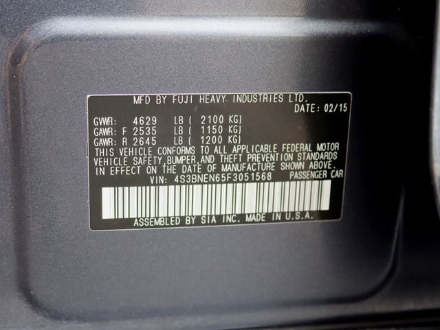 2015 Subaru Legacy 3.6R LIMITED MOONROOF PACKAGE & KEYLESS ACCESS & NAVI & EYESIGHT - 23065893 - 33
