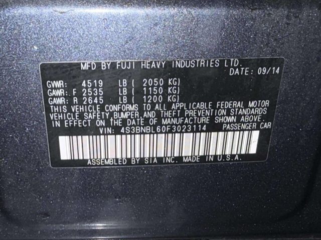 2015 Subaru Legacy 4dr Sedan 2.5i Limited - 22996739 - 17