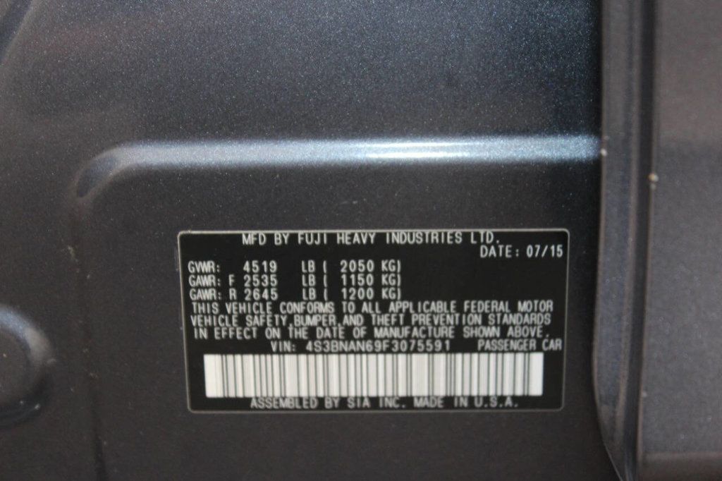 2015 Subaru Legacy 4dr Sedan 2.5i Limited PZEV - 22919561 - 31