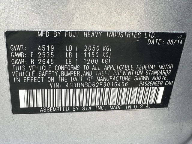 2015 Subaru Legacy 4dr Sedan 2.5i Premium - 23052212 - 26