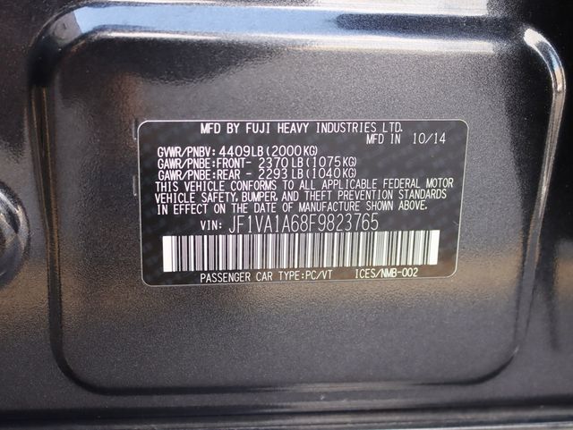 2015 Subaru WRX 4dr Sedan Manual - 22912448 - 29