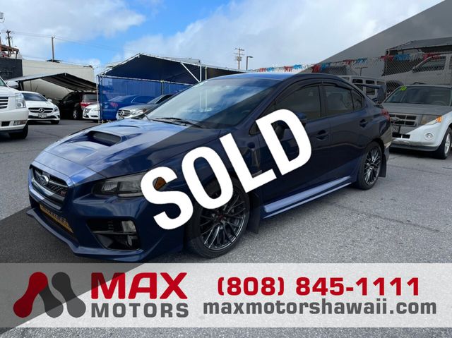 15 Used Subaru Wrx Sti 4dr Sedan At Max Motors Llc Serving Honolulu Hi Iid