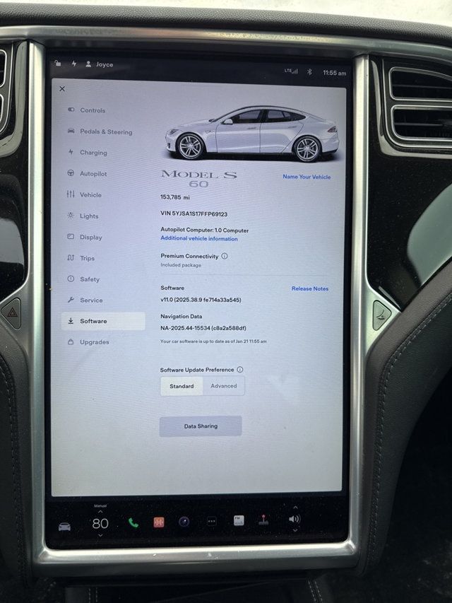 2015 Tesla Model S 4dr Sedan RWD 60 kWh Battery - 22975145 - 13