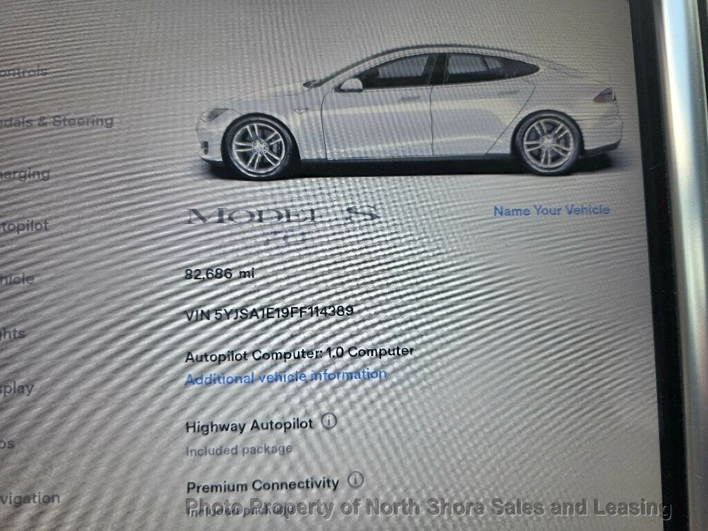 2015 Tesla Model S 4dr Sedan RWD 70 kWh Battery - 22992380 - 67