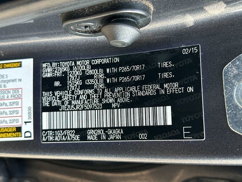 2015 Toyota 4Runner RWD 4dr V6 SR5 Premium - 22970136 - 20