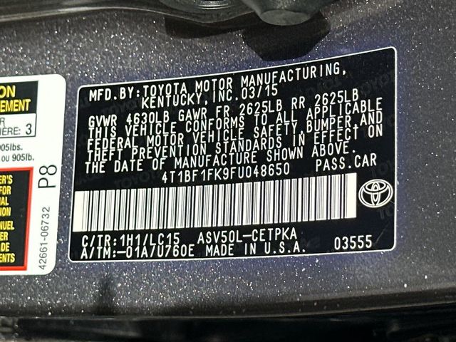 2015 Toyota Camry 4dr Sedan I4 Automatic XSE - 22970135 - 20