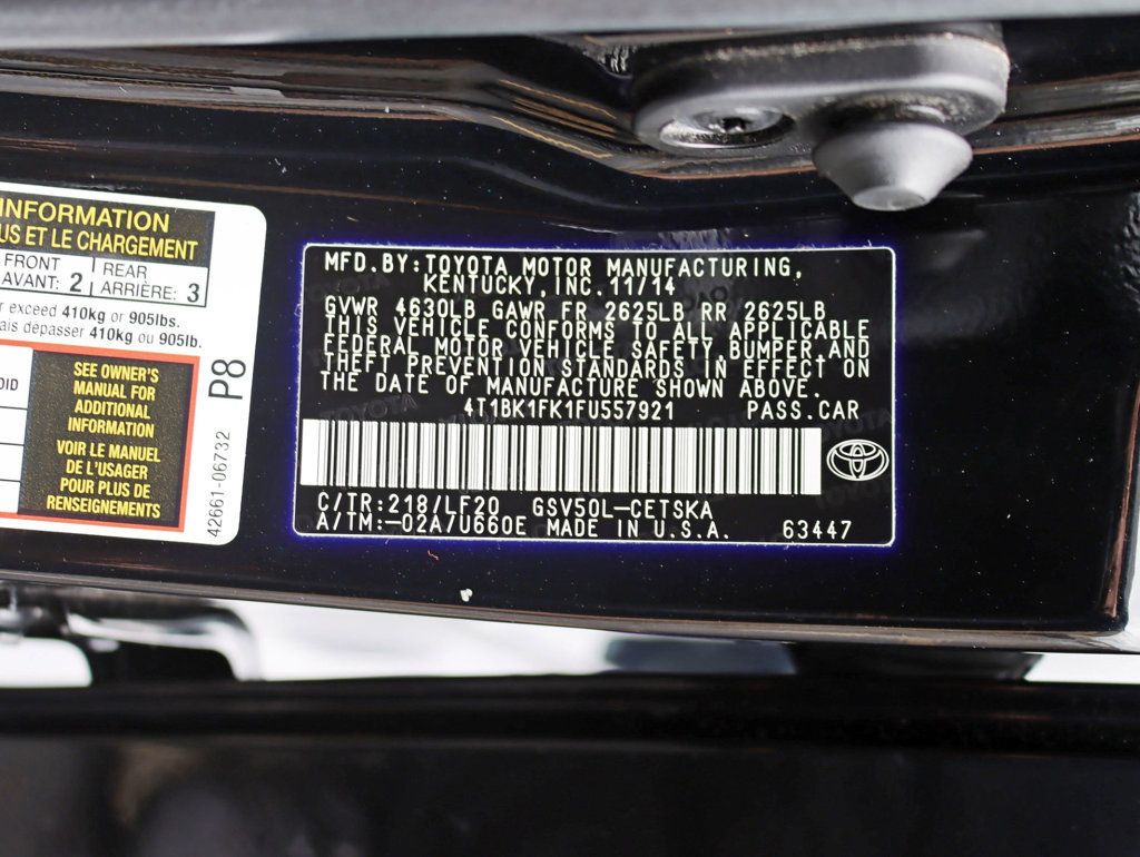 2015 Toyota Camry 4dr Sedan V6 Automatic XSE - 22832702 - 32