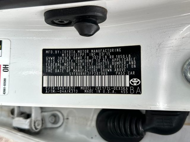 2015 Toyota Corolla 4dr Sedan Automatic L - 22967791 - 20