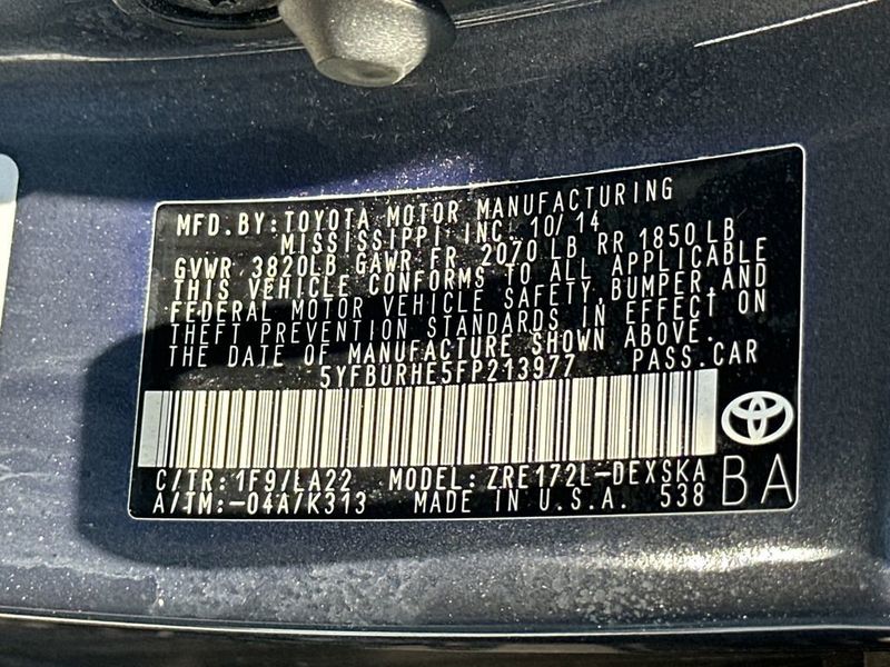2015 Toyota Corolla S Plus - 23057144 - 21