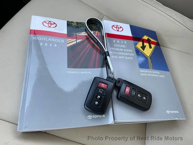 2015 Toyota Highlander 2015 TOYOTA HIGHLANDER XLE AWD V6 4D SUV 1-OWNER 615-730-9991 - 23098956 - 24