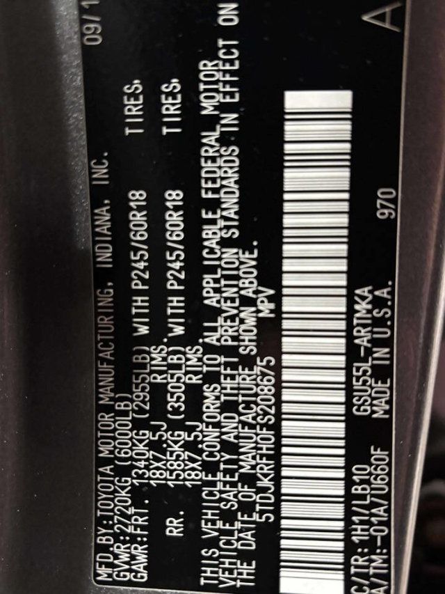 2015 Toyota Highlander AWD 4dr V6 XLE - 23008672 - 38