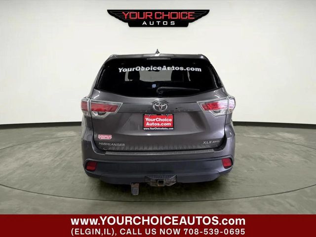 2015 Toyota Highlander AWD 4dr V6 XLE - 23008672 - 3