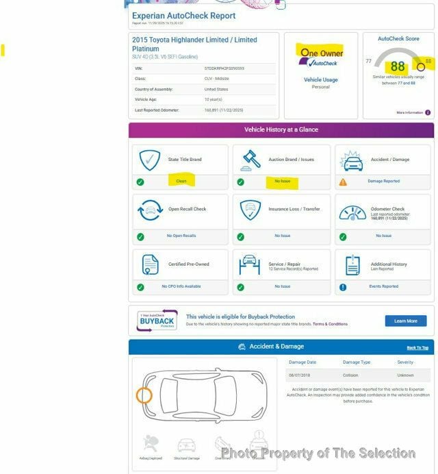 2015 Toyota Highlander HIGHLANDER LIMTED PLATINUM AWD - 22953102 - 7