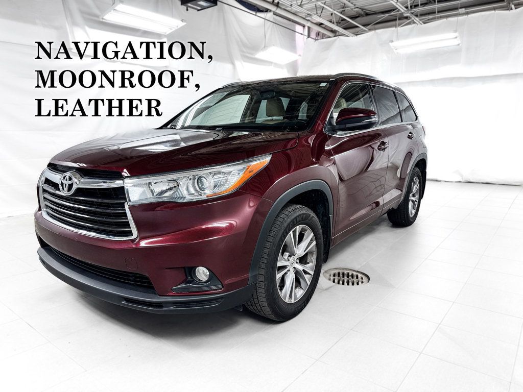 2015 Toyota Highlander XLE V6 AWD - 23033475 - 0