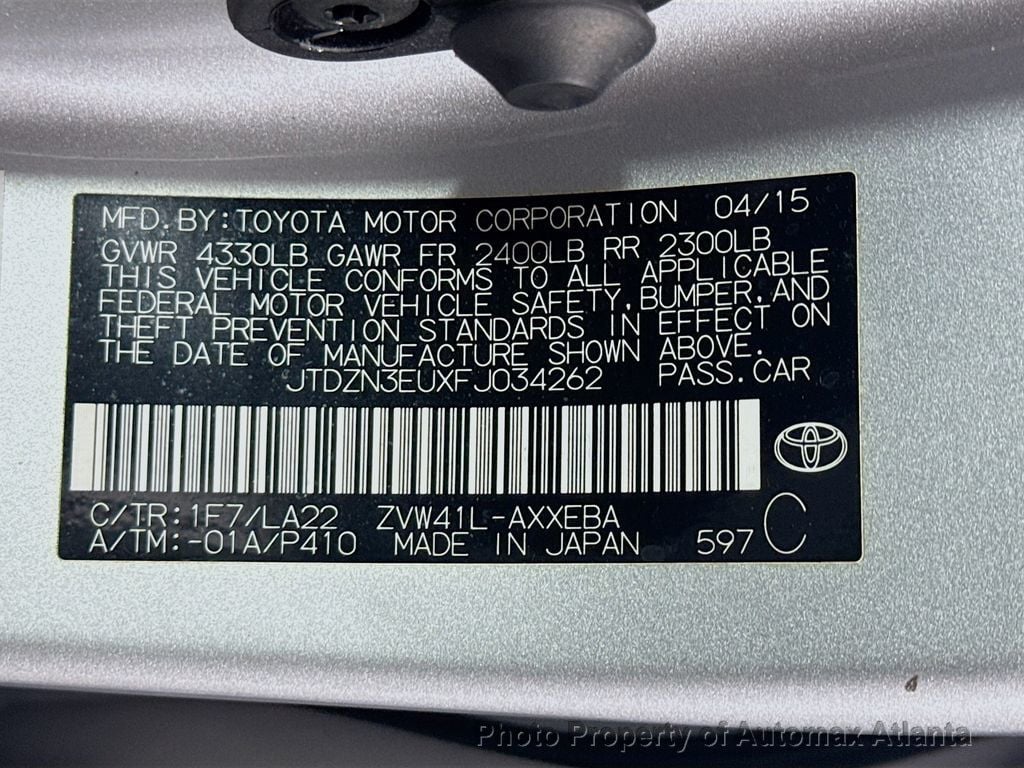 2015 Toyota Prius v TWO - 22734210 - 36