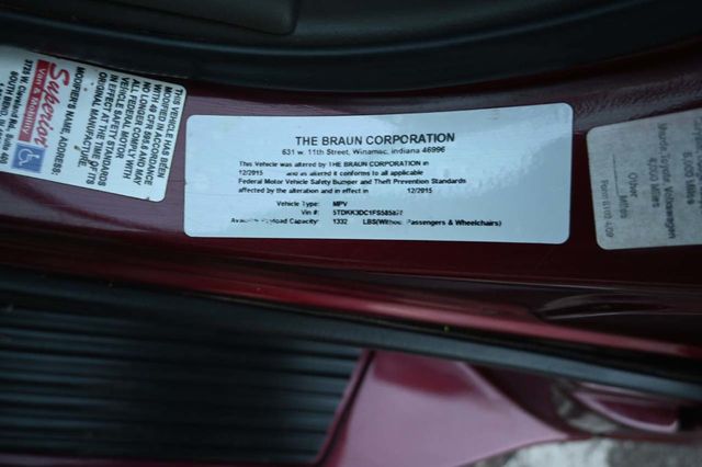 2015 Toyota Sienna 5dr 7-Passenger Van LE FWD Mobility - 22951130 - 32