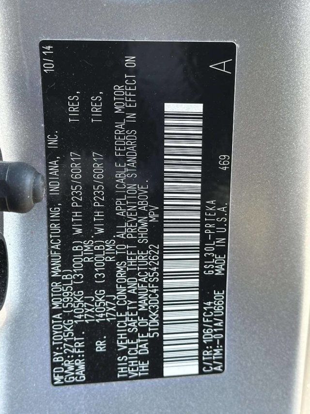 2015 Toyota Sienna LE 8 Passenger 4dr Mini Van - 22940954 - 16