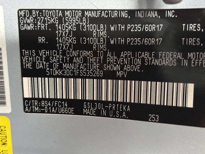 2015 Toyota Sienna LE 8 Passenger 4dr Mini Van - 23052883 - 36