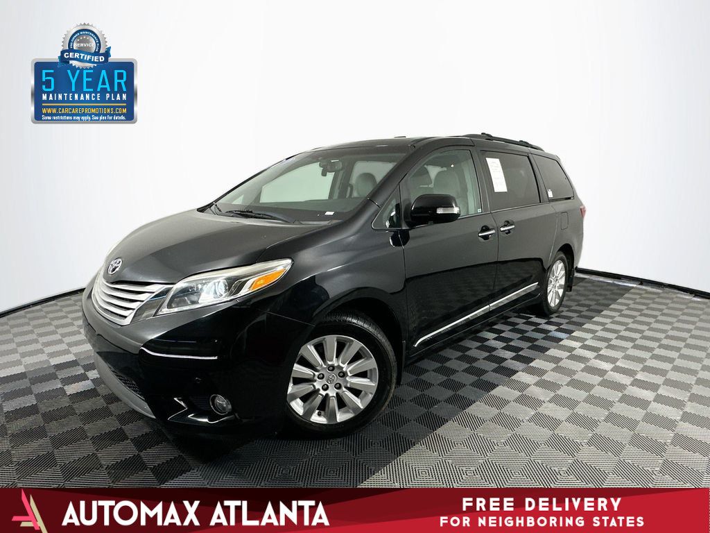 2015 TOYOTA SIENNA XLE - 22331953 - 0