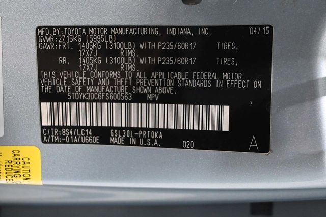 2015 Toyota Sienna XLE Mobility Handicap Van - 23007966 - 33