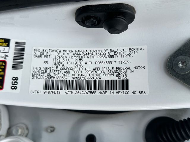 2015 Toyota Tacoma 2WD Double Cab V6 AT PreRunner - 22991925 - 21