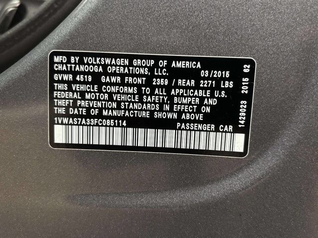 2015 Volkswagen Passat 4dr Sedan 1.8T Automatic Limited Edition - 23014118 - 34