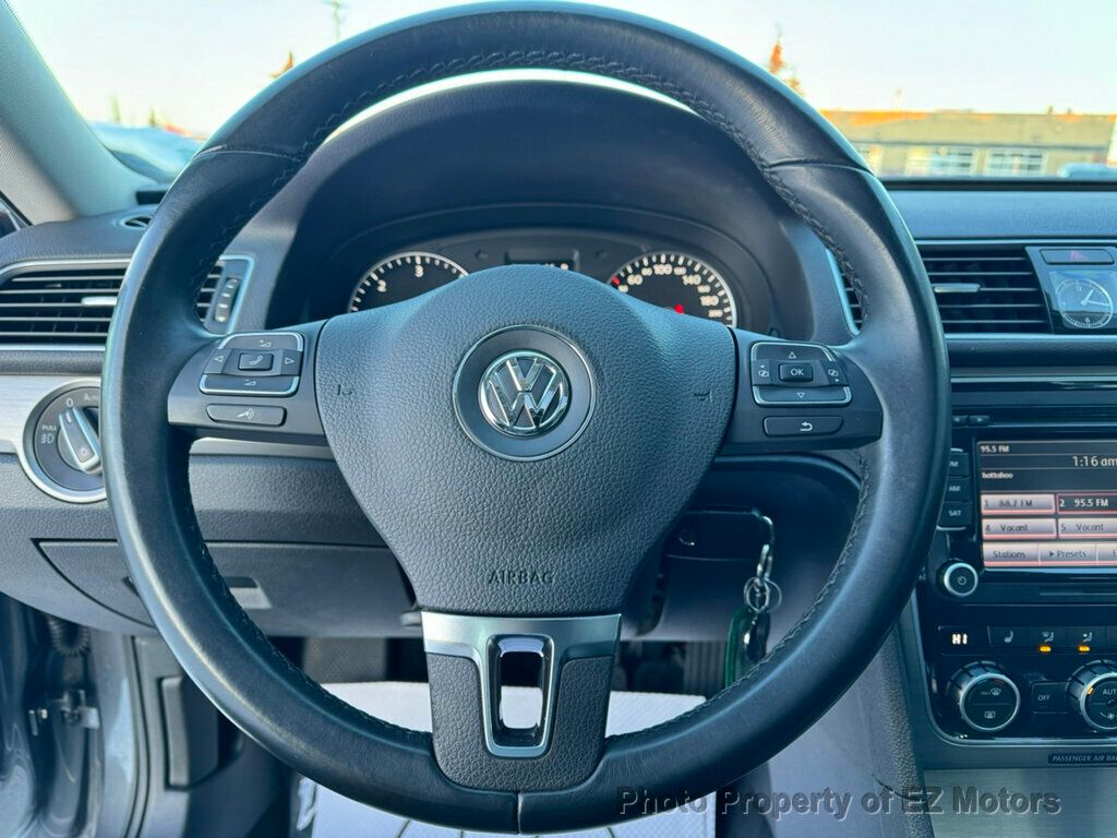 2015 Volkswagen Passat Comfortline TDI/ONE OWNER/ACCIDENT FREE/67601 KMS/CERTIFIED! - 22353343 - 34