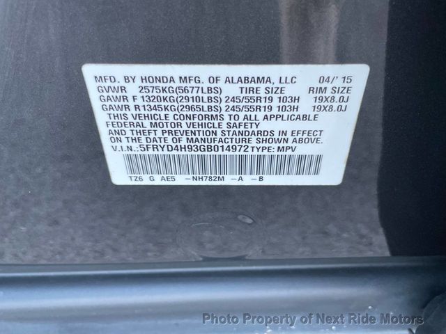 2016 Acura MDX 2016 ACURA MDX AWD ADVANCE ENTERTAINMENT SERVICED 615-730-9991 - 23012515 - 23