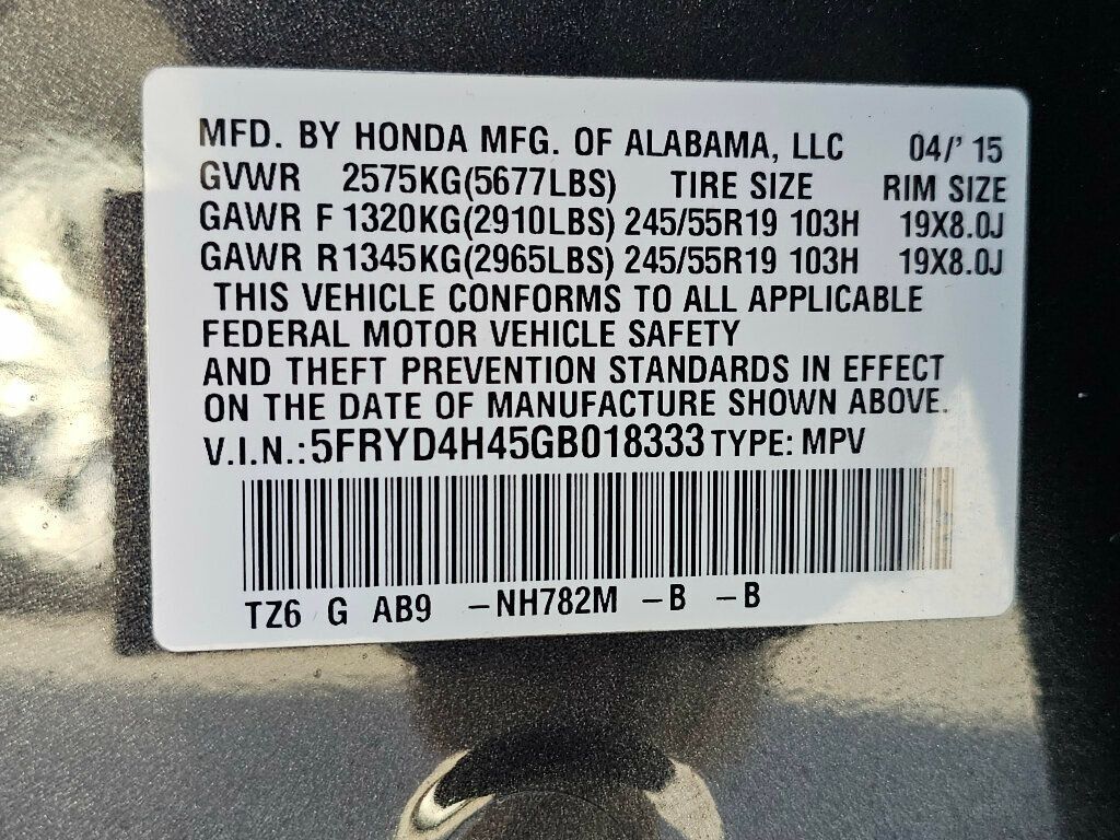 2016 Acura MDX SH-AWD 4dr w/Tech - 22935924 - 41