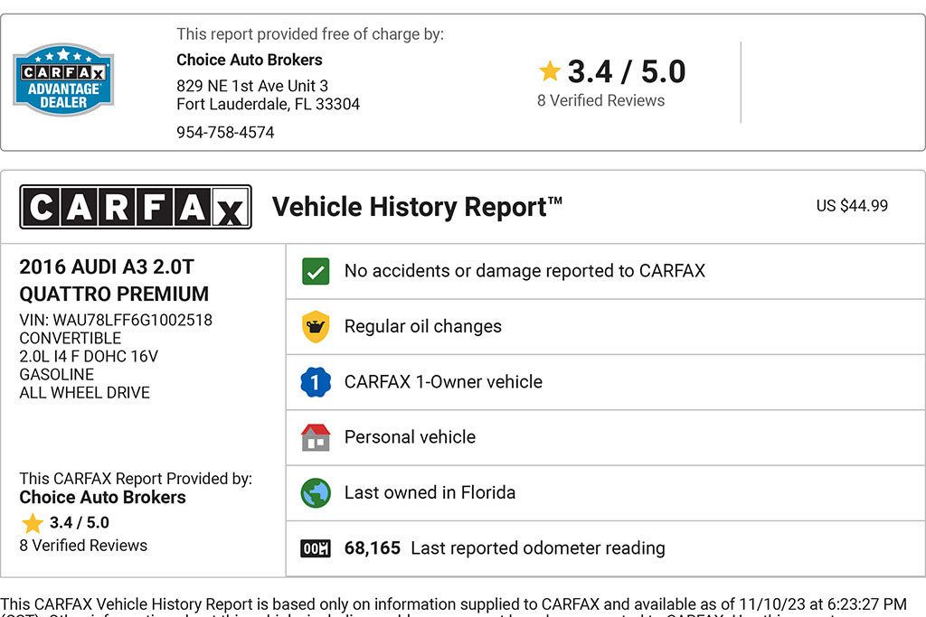 2016 Audi A3 2dr Cabriolet quattro 2.0T Premium - 22194665 - 1